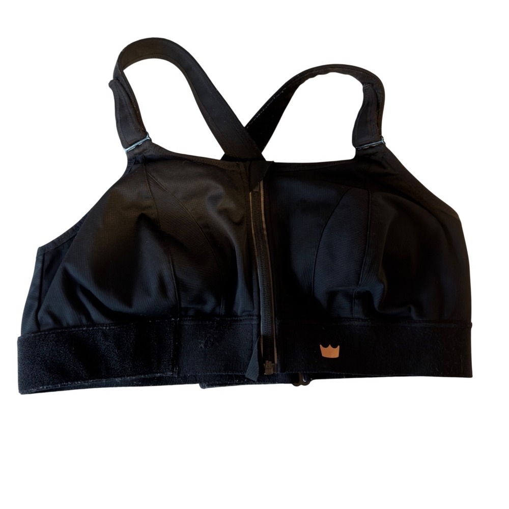 SHEFIT Women's Adjustable Zip Front Ultimate Sports Bra and Bag Size 2Luxe